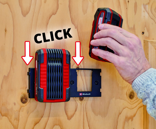 Крепление на стену для аккумуляторных уляторов Einhell PXC Battery Mounting Gadget (4514155)