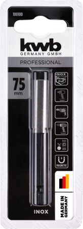 Держатель бит Edel. 1/4”x 75 мм SB kwb by Einhell (100100)