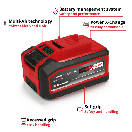 Аккумулятор Einhell 18V 5-8Ah Multi-Ah PXC Plus (4511600)