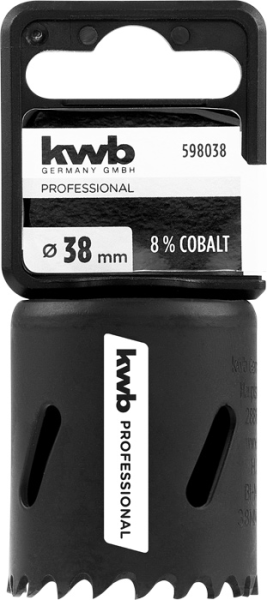 Коронка HSS BI-Metal, 38 мм kwb by Einhell (598038)
