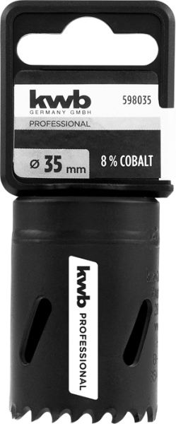 Коронка HSS BI-Metal, 35 мм kwb by Einhell (598035)