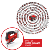 Аккумуляторный лобзик Einhell TC-JS 18 Li (1x2,5 Ah) (4321228)