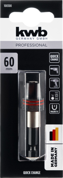 Быстросменный держатель бит 1/4” SB kwb by Einhell (100300)