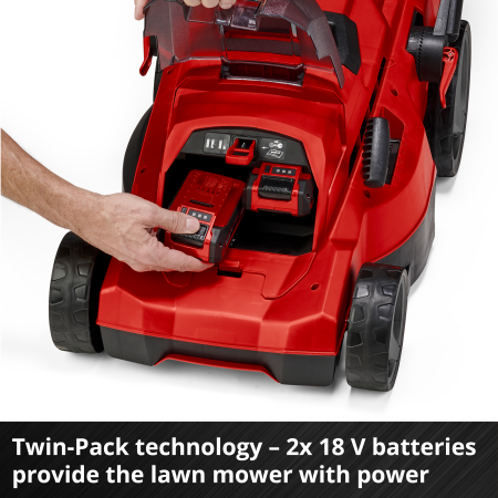 Аккумуляторная газонокосилка  Einhell GE-CM 36/37 Li-Solo (3413172)