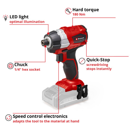 Аккумуляторный винтоверт Einhell TP-CI 18 Li BL - Solo (4510030)