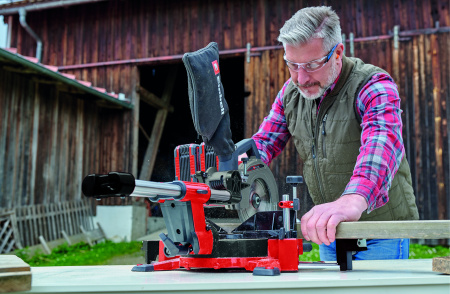 Аккумуляторная торцовочная пила Einhell TE-SM 36/210 Li - Solo (4300880)