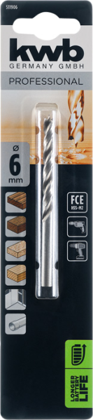Сверло по твёрдой древесине FCE, 6 мм kwb by Einhell (511906)