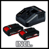 Аккумуляторный шуруповерт Einhell TE-CD 18/40-1 Li (2x1,5 Ah) (4513939)