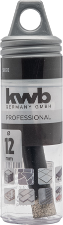 Бур для плитки, шестигранный хвостовик, 12 мм kwb by Einhell (500312)