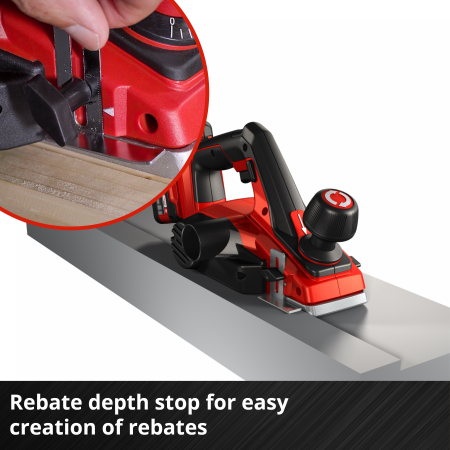 Аккумуляторный рубанок Einhell TE-PL 18/82 Li - Solo (4345400)
