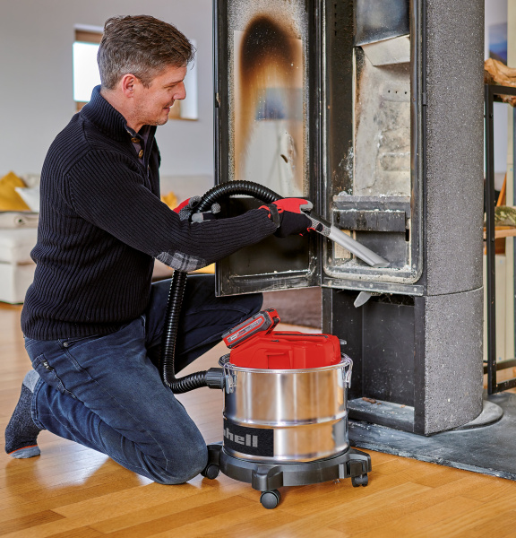 Аккумуляторный  пылесос для золы Einhell TE-AV 18/15 Li C-Solo (2351700)