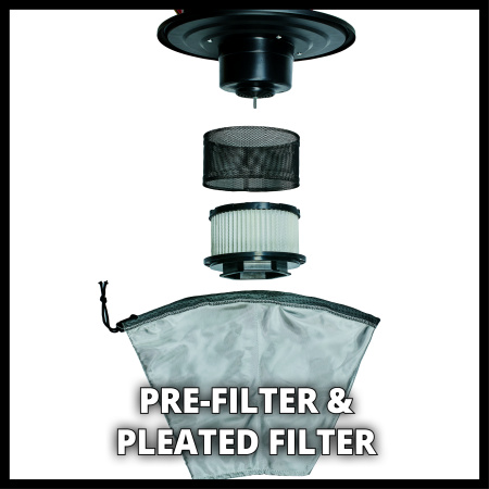 Сетевой пылесосдля золы Einhell TC-AV 1718 D (2351661)