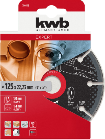 Легко режущий TCG диск, 125 мм kwb by Einhell (790540)