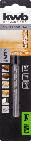 Сверло по твёрдой древесине FCE, 5 мм kwb by Einhell (511905)