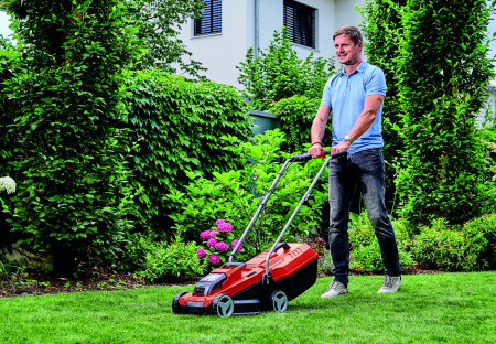 Аккумуляторная газонокосилка  Einhell GE-CM 18/32 Li-Solo (3413256)