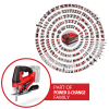 Аккумуляторный лобзик Einhell TC-JS 18 Li - Solo (4321209)