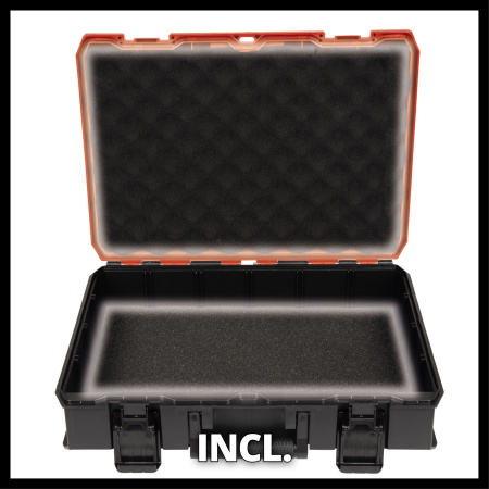 Кейс + поролоновый вкладыш Einhell E-Case S-F incl. grid foam (4540019)
