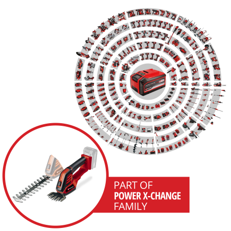 Аккумуляторные ножницы-кусторез Einhell GE-CG 18/100 Li-Solo (3410313)