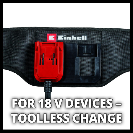 Пояс для аккумуляторных уляторов Einhell GE-PB 36/18 Li (3408310)