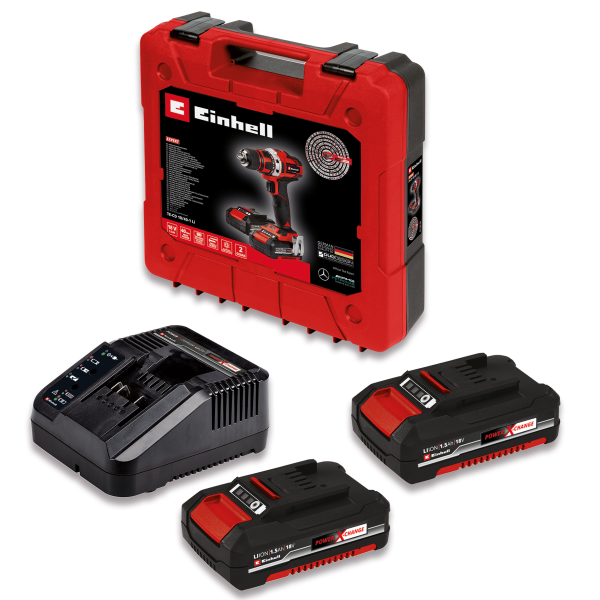 Аккумуляторный шуруповерт Einhell TE-CD 18/40-1 Li (2x1,5 Ah) (4513939)