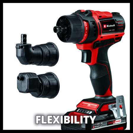 Аккумуляторный шуруповерт Einhell TE-CD 18/45 3X-Li +22 1x2,0Ah (4513990)