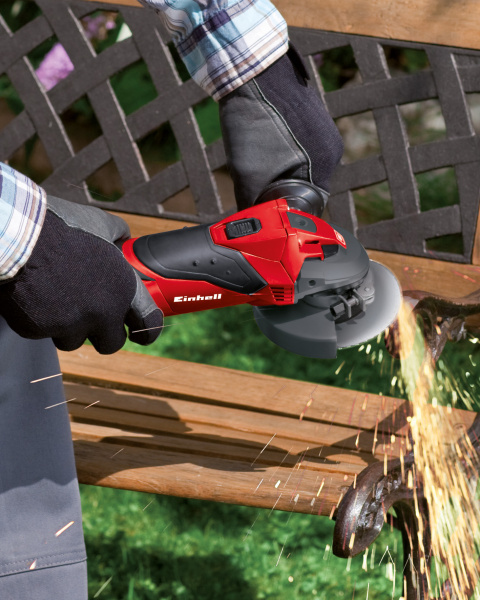 Сетевая углошлифмашина Einhell TE-AG 125/750 Kit (4430885)