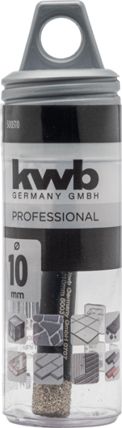 Бур для плитки, шестигранный хвостовик, 10 мм kwb by Einhell (500310)