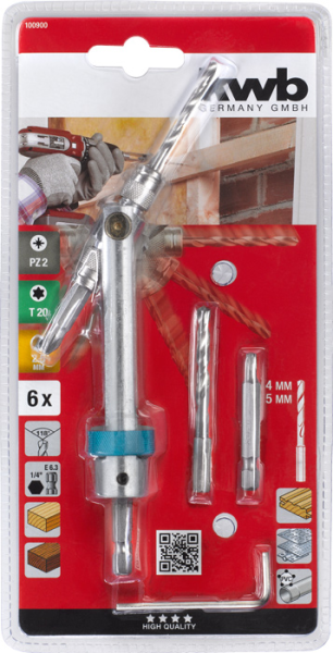 Держатель бит Quick Flip 1/4” SB kwb by Einhell (100900)