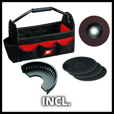 Сетевая углошлифмашина Einhell TC-AG 125/850 Kit (4430977)