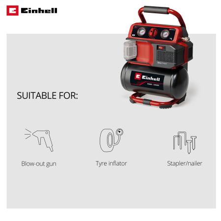 Аккумуляторный компрессор Einhell TE-AC 18/75 Li OF-Solo (4020410)