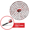 Аккумуляторная воздуходувка Einhell GP-LB 18/200 Li E-Solo (3433555)