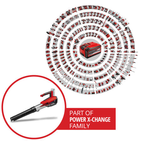 Аккумуляторная воздуходувка Einhell GP-LB 18/200 Li E-Solo (3433555)