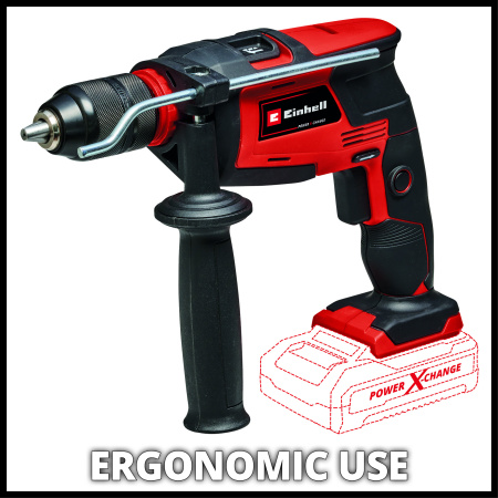 Аккумуляторная ударная дрель Einhell TE-ID 18 Li - Solo (4513960)