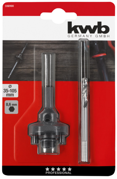 Держатель для коронок 32-152 мм kwb by Einhell (598900)