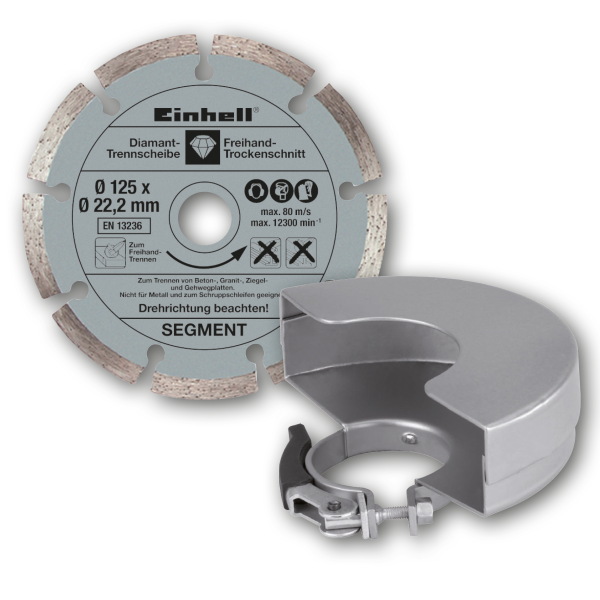 Сетевая углошлифмашина Einhell TE-AG 125/750 Kit (4430885)
